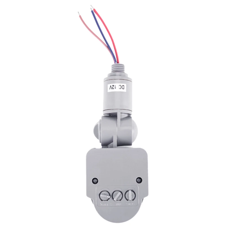Открытый 12V DC Автоматический инфракрасный PIR датчик движения переключатель светодиодный светильник