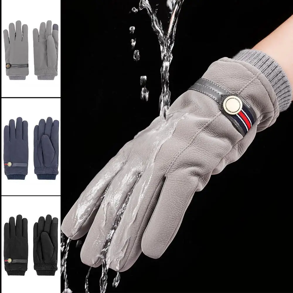 Модные новые зимние перчатки водонепроницаемые ветрозащитные хлопковые перчатки для женщин и мужчин ручная одежда высококачественные варежки перчатки унисекс