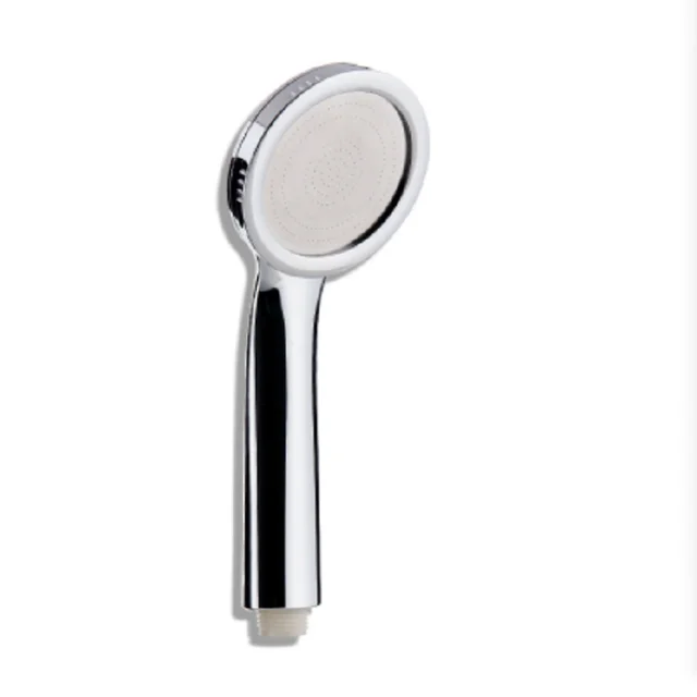 1PC Pressurized Nozzle Shower Head ABS Bathroom Accessories High Pressure Water Saving Rainfall Chrome Shower Head Hand shower