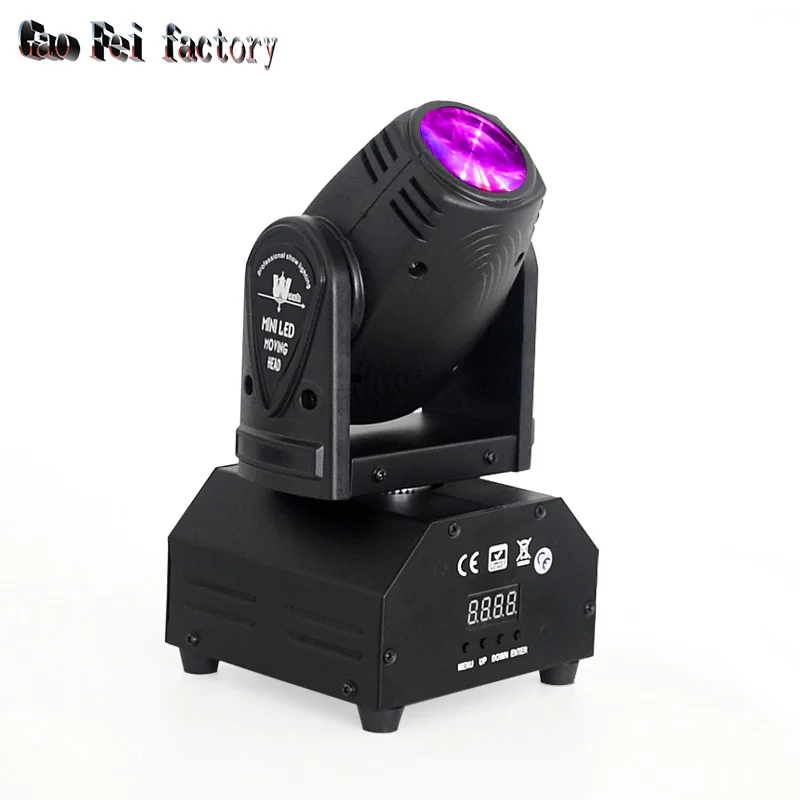 

DJ Disco Beam-Light led- Moving-Head Stage-Effect Mini 10W RGBW 4in1-Color