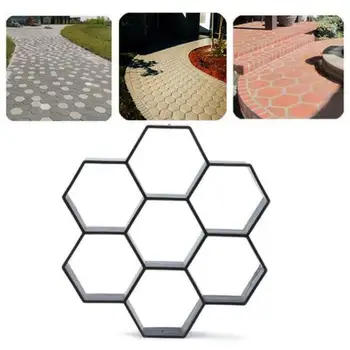 

Garden Decoration DIY Path Maker Mold DIY Patio Walk Maker Stepping Stone Concrete Paver Mold Garden Decoration