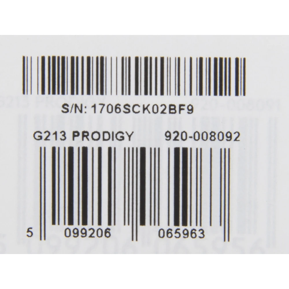 Клавиатура Logitech G213 Prodigy RGB черный USB Multimedia for gamer LED