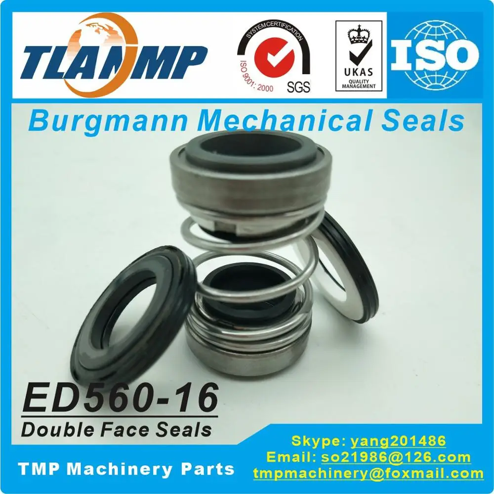 560D 16 TLANMP Burgmann двухсторонние механические уплотнения (ED560 16) двойное уплотнение