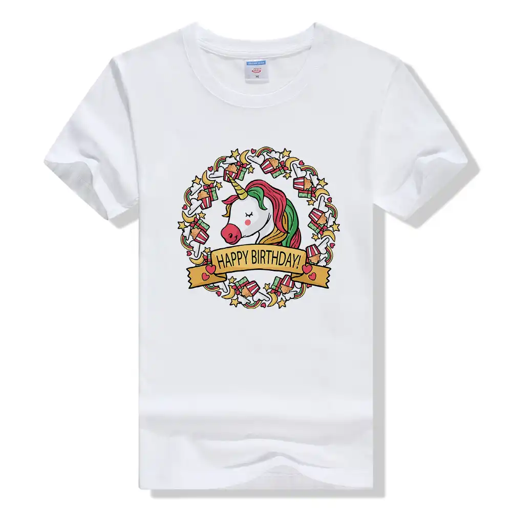 Nouvelle Personnalite Famille Femmes T Shirt Joyeux Anniversaire Lettre T Shirt Moderne Simplicite Esthetique Harajuku T Shirt Aliexpress