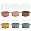 Baby Feeding Bowl  Kids Silicone Tableware Suction Bowl BPA Free High Quality Silicone Kids Toddler 2