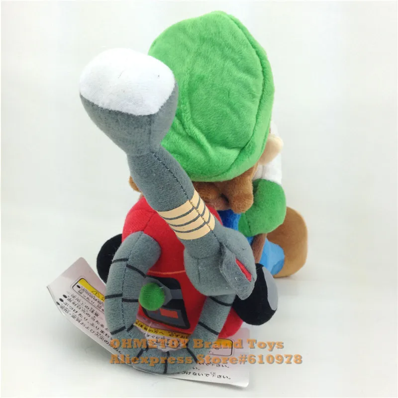 Luigi Мягкая Плюшевая Кукла Mansion 2 Sanei пугающий плюшевый игрушки мальчик День рождения Дети подарок на день рождения игрушки Аниме