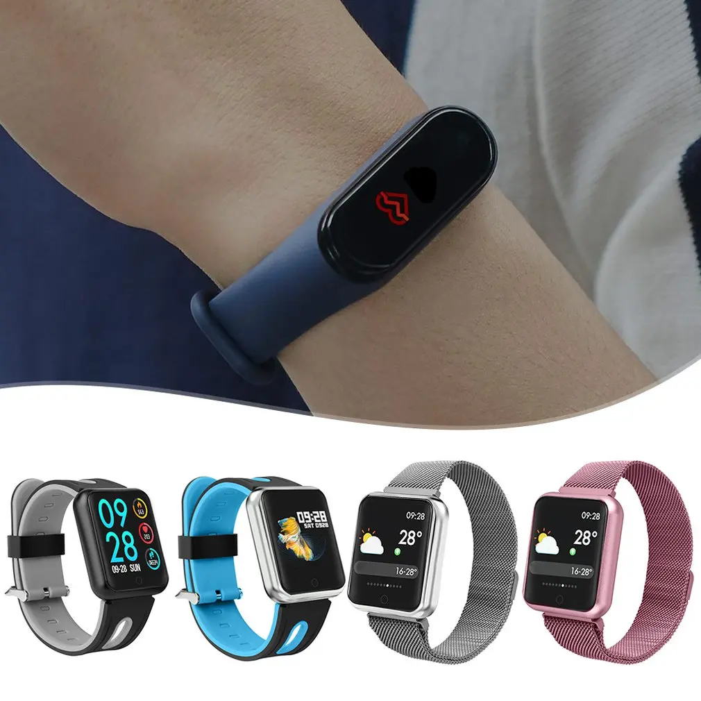 P68 color screen smart bracelet step-by-step exercise long standby IP68 waterproof sleep heart rate