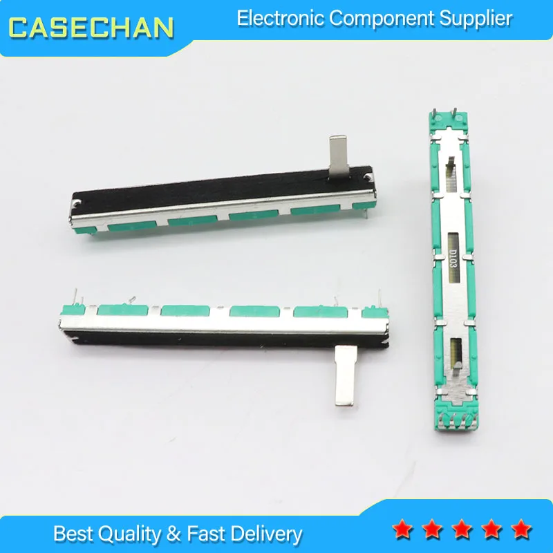 1 Pz 10Kd Fader Behringer 7.5Cm 75Mm Treasure Bag Mixer Soundcraft Folio-4 D10Kx2 Doppio Potenziometro A 2 Canali D10K