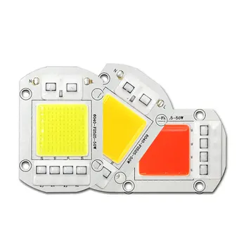 

Driverless LED Lamp Chip COB 50W 30W 20W AC 110V 220V COB LED Bulb for Plant Grow Light LED Spotlight Floodlight Chips
