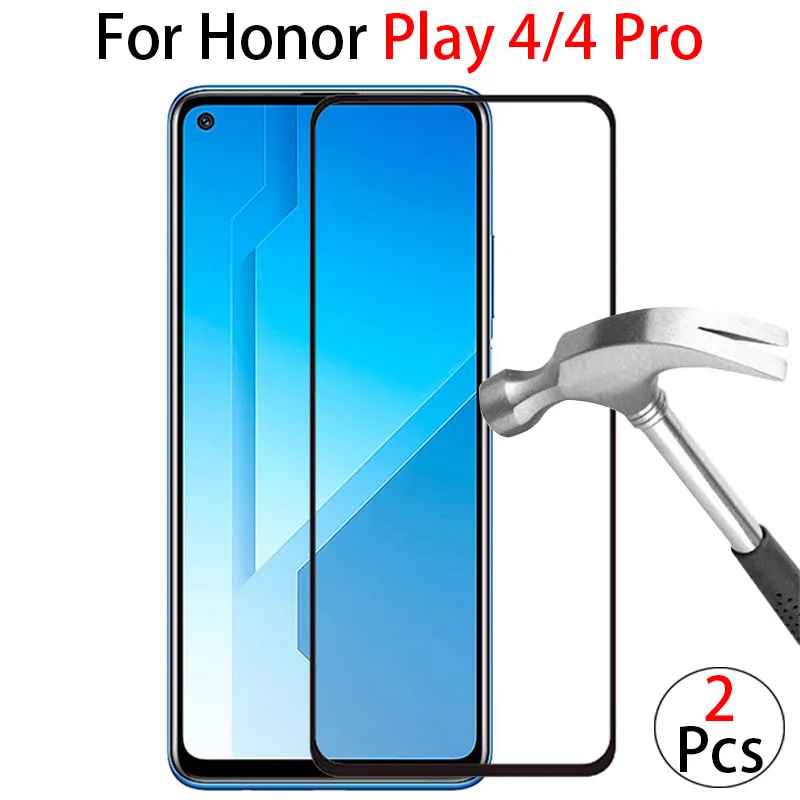 Чехол для honor play 4 pro 5g закаленное стекло защита экрана huawei honer onor play4 4pro защитный