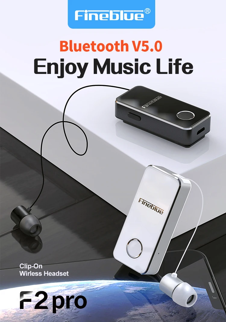Беспроводная гарнитура Fineblue F2Pro TWS с Bluetooth 5 0 и интеллектуальным шумоподавлением