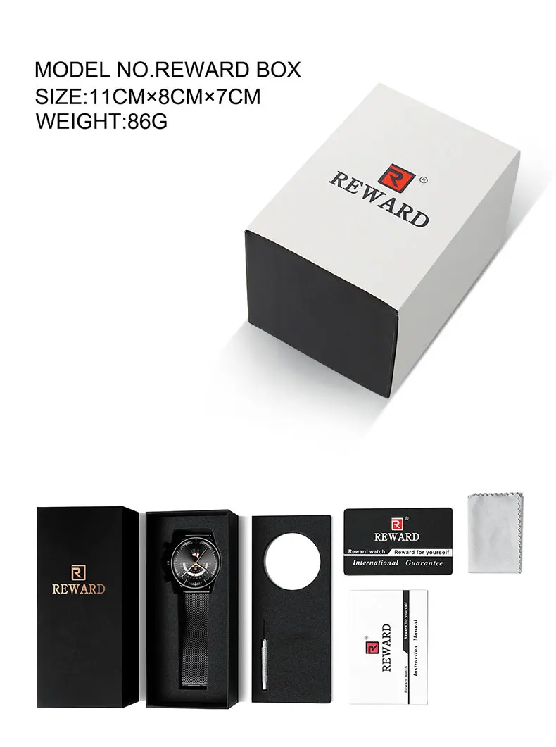 New Reward Casual Vintage Women Wristwatches Japanese Quartz Watch Cheap Ultra Thin Timepiece Leather Wrist Watches for Females