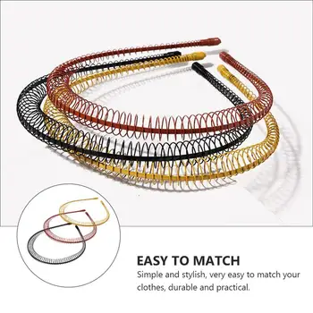 

3Pcs Fashion Sports Headband Headwear Wave Shaped Headband Invisible Head Hoop Non-Slip Hairband For Home Sport Indoor Women