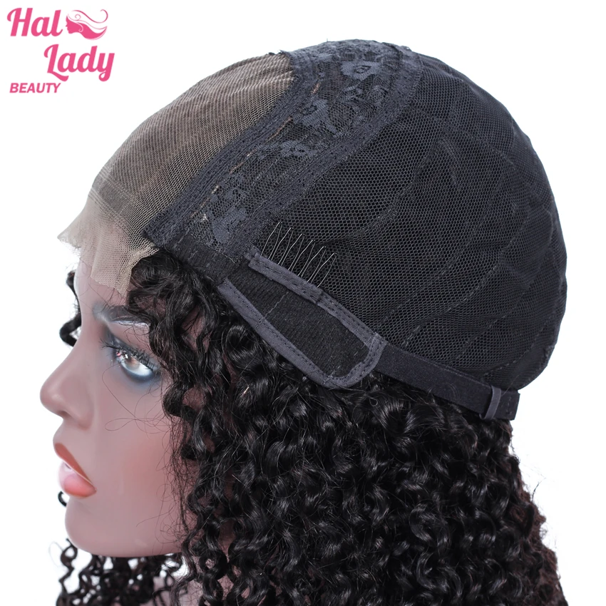 Парик Halo Lady Beauty 4*4 с глубокими вьющимися кружевами парики предварительно
