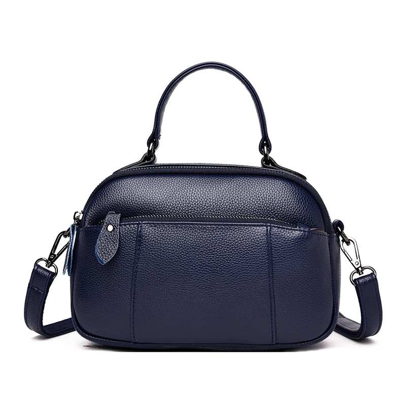 Красная женская дизайнерская сумка через плечо, сумочка для мобильного телефона, кошелек из искусственной кожи, Маленькая женская сумка через плечо высокого качества - Цвет: Синий