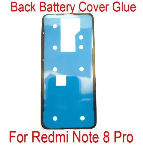 2 шт./лот, для Xiaomi mi 9 mi x 2 S/Red mi Note 7 K20 Pro, клейкая наклейка, задняя крышка для батареи, клейкая лента - Цвет: Redmi Note 8 Pro