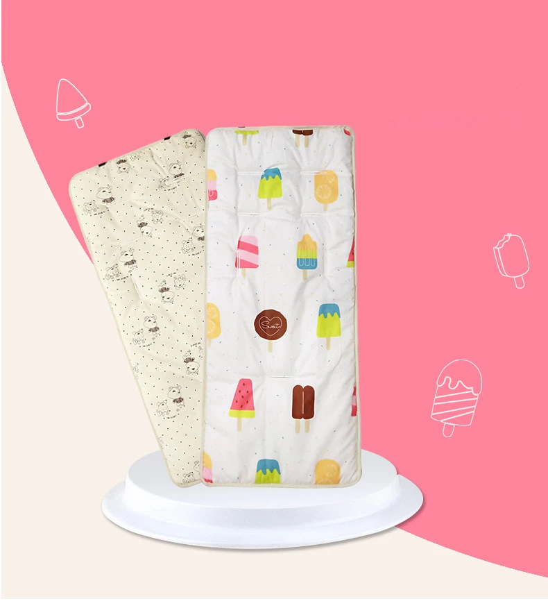 Подушка для детской коляски, хлопок, дышащий коврик, аксессуары, подушка для детской коляски, мягкая Пеленка, моча, подкладка, коляска, подушка для младенцев