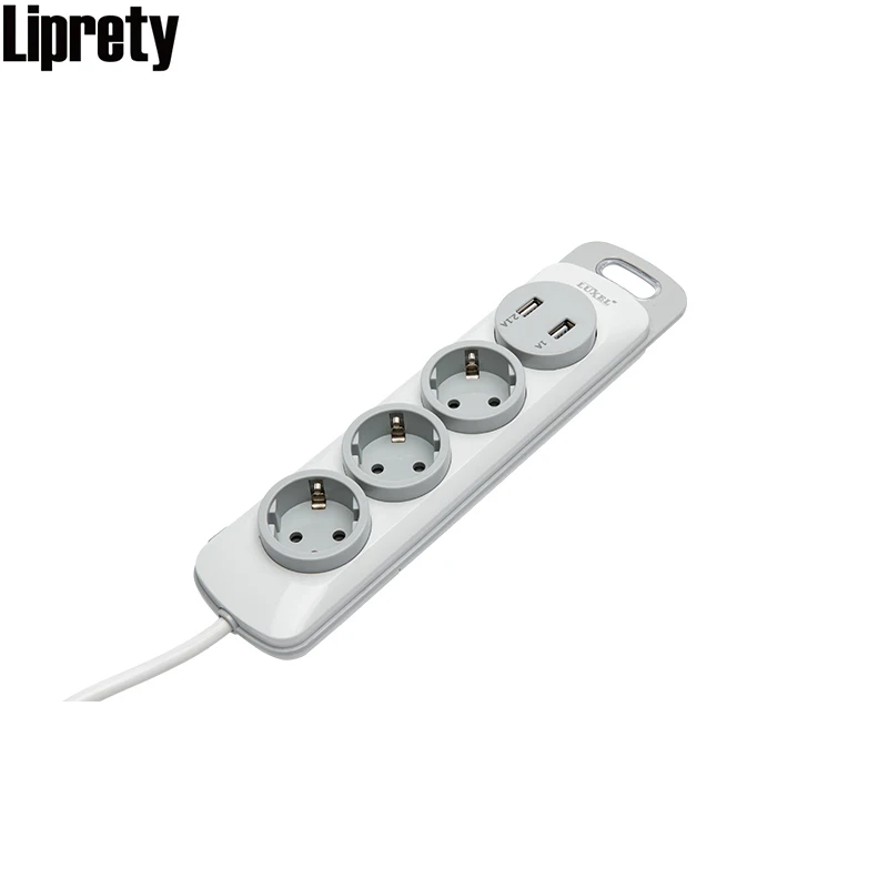 ЕС pop 3 AC + 2 Зарядка USB Мощность полосы электронный таймер разъем беговой дорожке