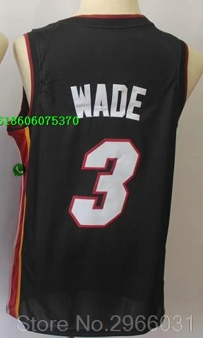 for men A+++ Качественная мужская футболка для взрослых#3 Dwyane Wade 7 Goran Dragic 21 Hassan Whiteside Jersey - Цвет: for men