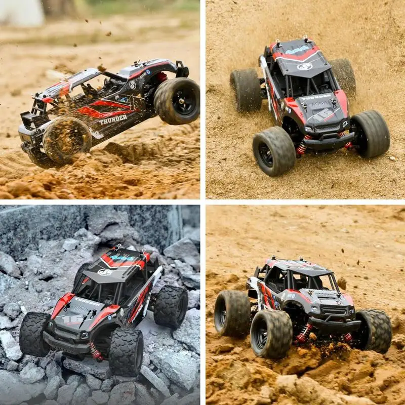 1:18 Внедорожный гоночный автомобиль с дистанционным управлением 2,4G 4WD четырехколесный Радиоуправляемый автомобиль с дистанционным управлением восхождения автомобиль игрушки подарок для детей