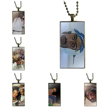 

EJ Glaze For Wedding Pintura De 2pac Tupac Phrases Glass Pendant Galaxy Pendant Necklace Women Bronze Plated Necklaces Jewelry