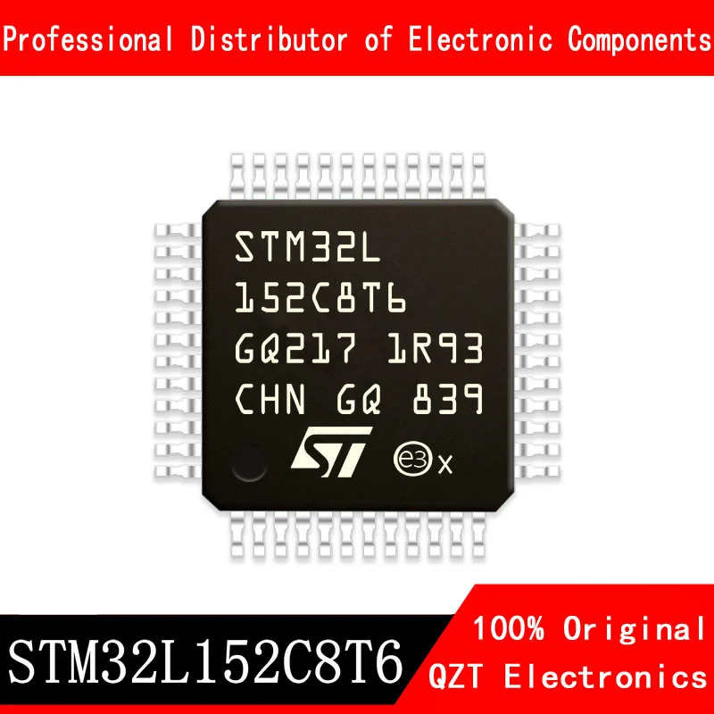 5pcs/lot new original STM32L152C8T6 STM32L152 LQFP-48 microcontroller MCU In Stock 5pcs stm8s207r8t6 lqfp 64 smd 8bit microcontroller mcu 64 kb 24 mhz 10 bit 52 i o 2 95 v 5 5 v