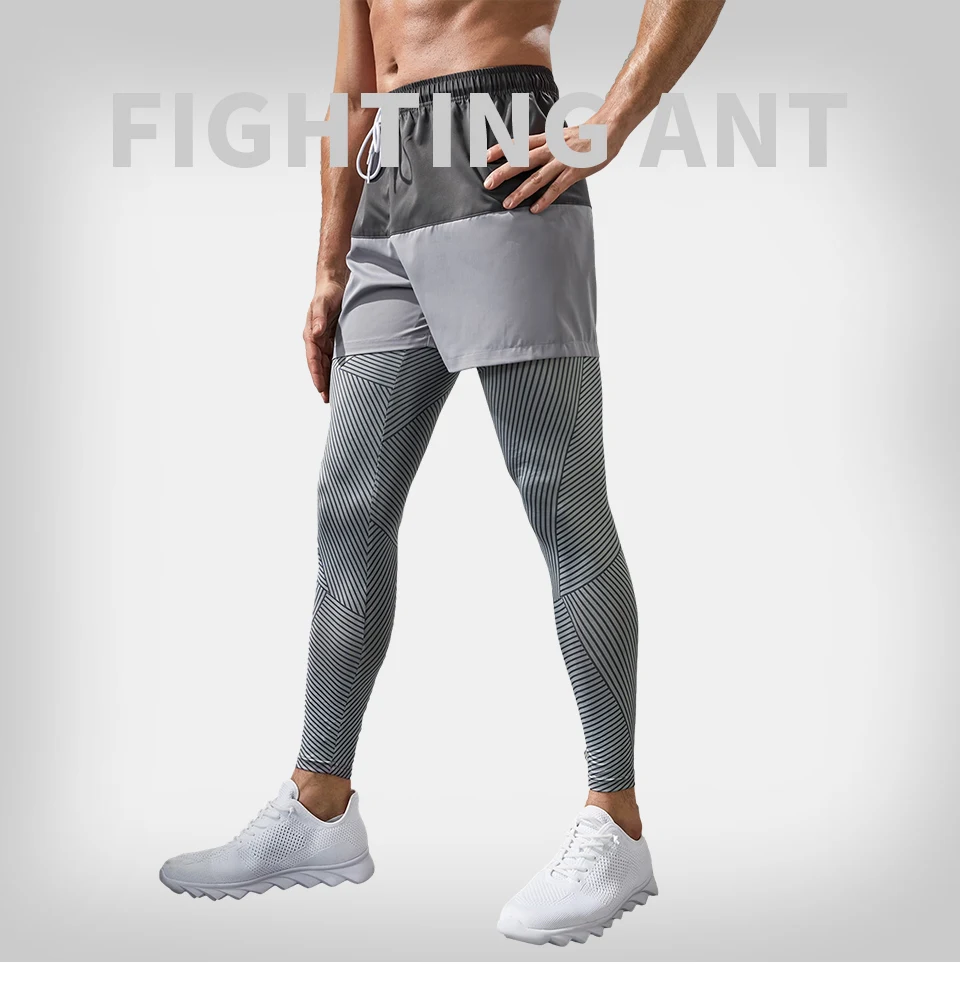 Men Joggers Running Track Pants Basketball Gym Jogging Workout Fitness High Waist Striped Sport Athlete Joger Tights Leggings