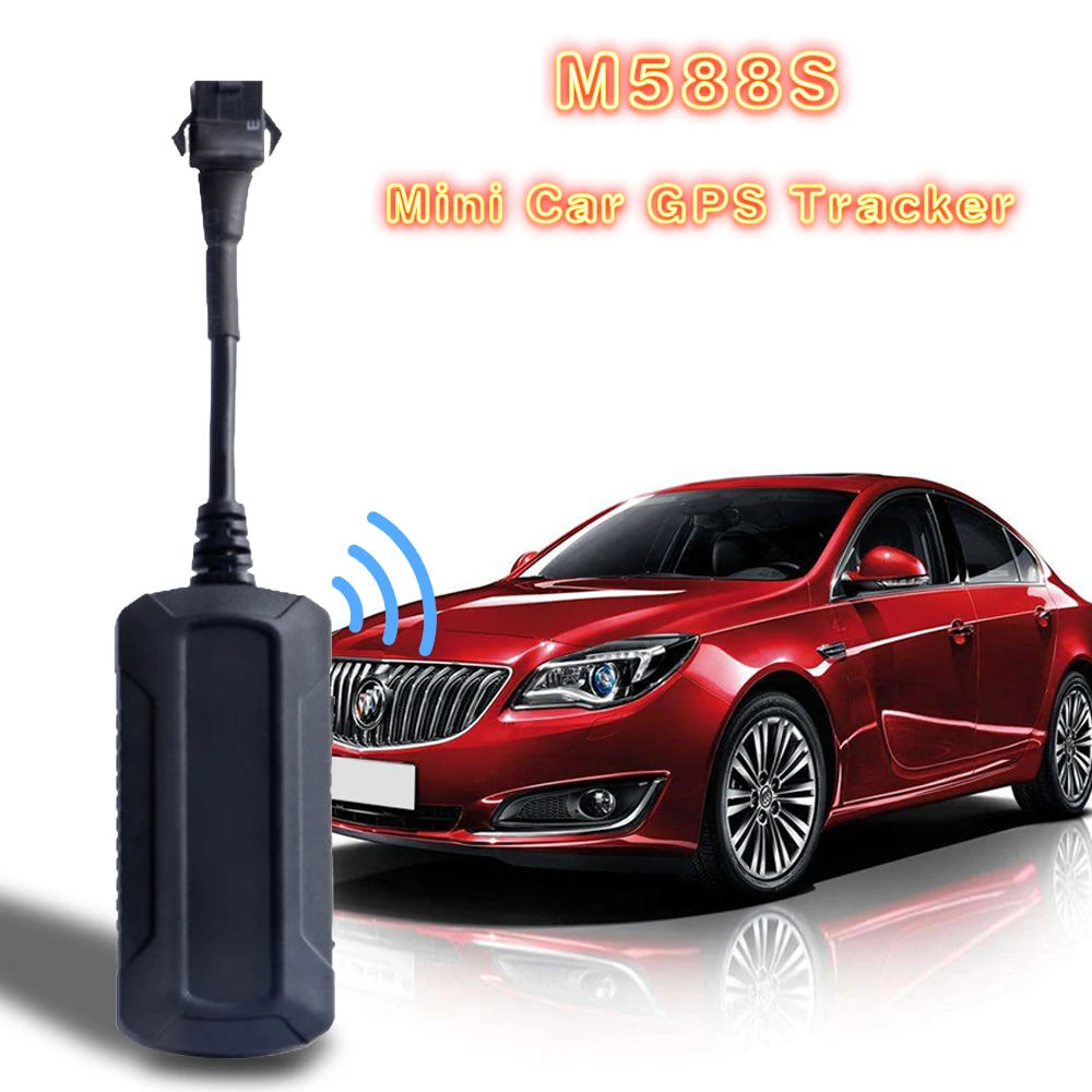 M588S многофункциональный простой в установке маленький автомобильный gps-трекер добавить гео-забор выключение сигнала превышения скорости в режиме реального времени слежения локатор