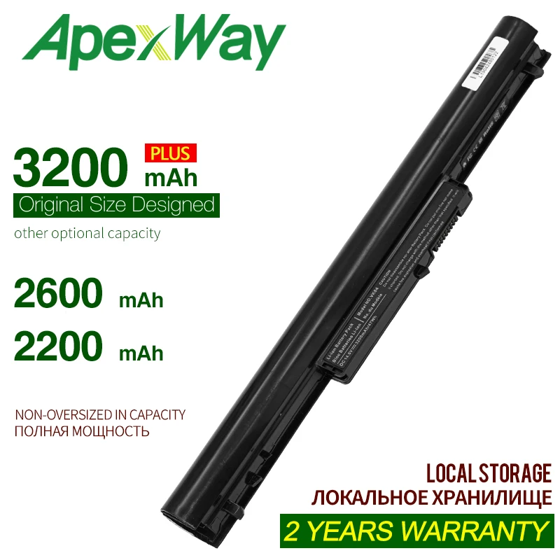 Аккумулятор ApexWay VK04 для ноутбука HP Pavilion 14 14t 14z 15 15t 15z Sleekbook 15-b036ez 14-b001au 14-b053t |
