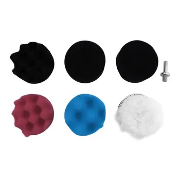 

7pcs Gross Polishing Buffing Pad Kit Roundness for Auto Car Polishing Wheel Kit Buffer With Drill Adapter Hot Selling