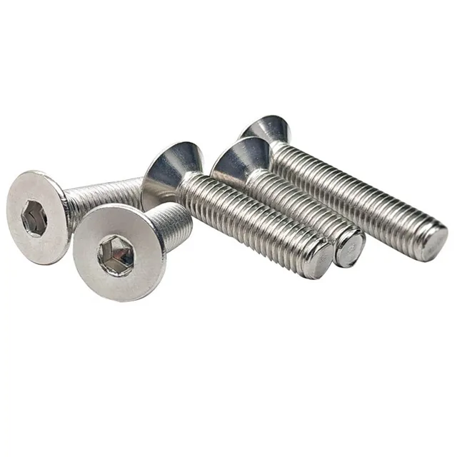 Set Viti Per Legno E Metallo Viti A Testa Svasata DIN 7991 In Acciaio Inox - Set Da 10 Pezzi Per Lavori Fai-da-te | Viti Esagonali Interne Inox V2A Viti Interne Esagonali - Foto 7