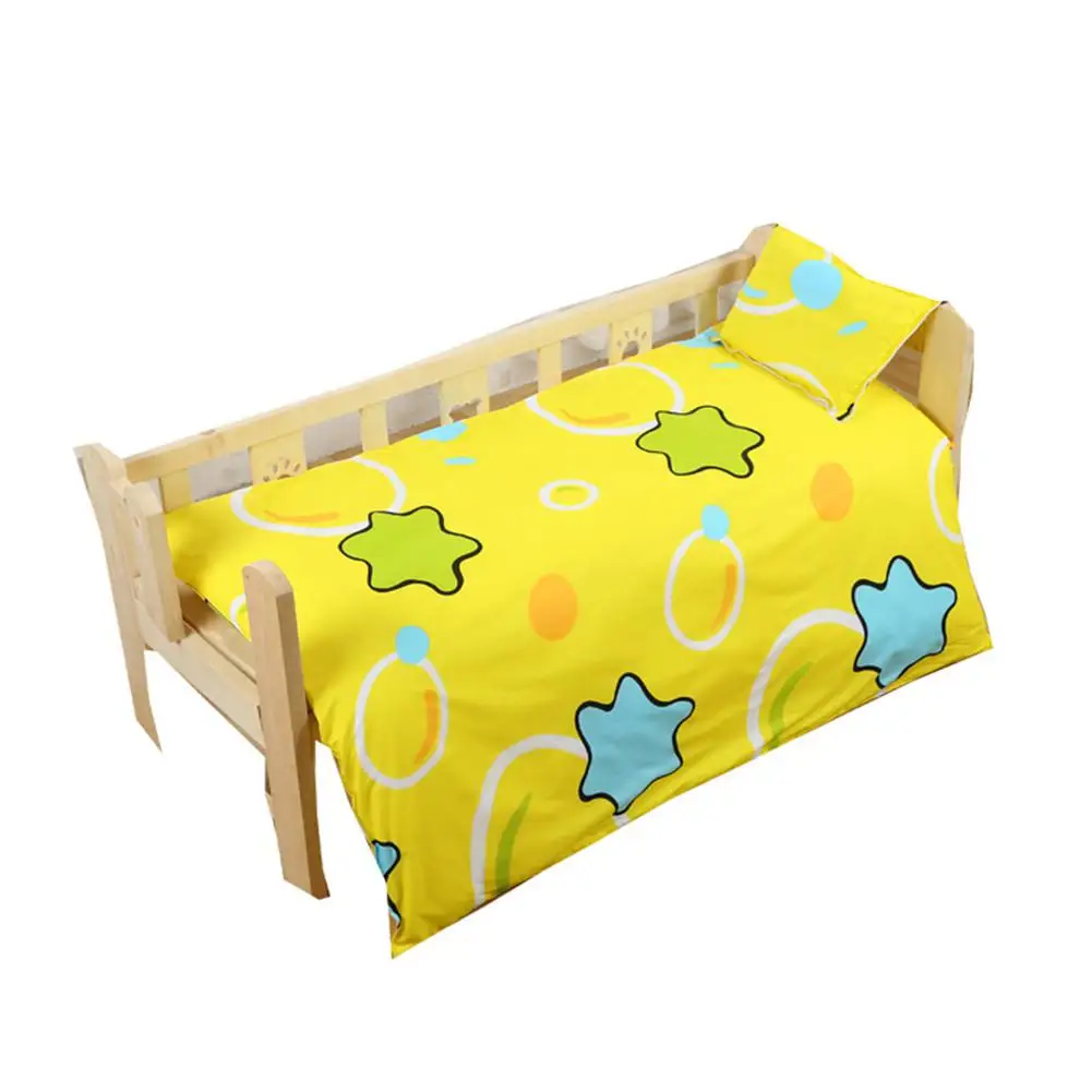 Kidlove/комплект из 3 предметов, мягкая хлопковая кроватка, Комплект постельного белья с рисунком из мультфильма, Комплект постельного белья без наполнителя