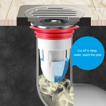 

Bathroom Sewer Floor Drain Core Cover Domestic Deodorant Stopper Sink Waste Drain Strainer Anti-Odor Kitchen Backflow Filter