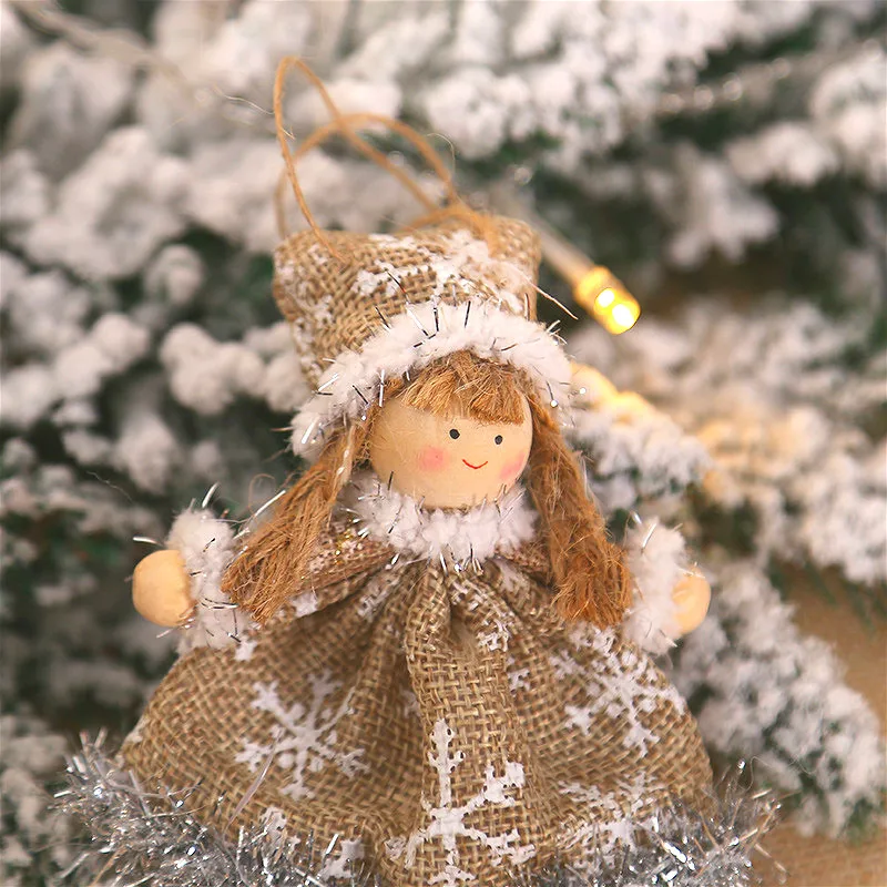 

Christmas Tree Decorations Angel Dolls Navidad Ornaments Kerst Natal Decor Christmas Decoration for Home New Year 2020 Kids Gift
