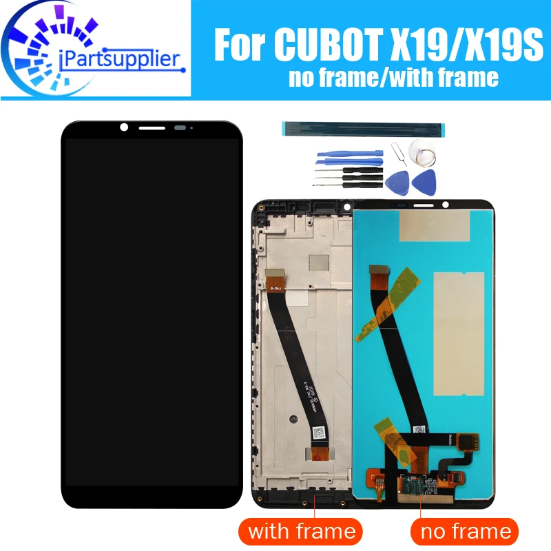 ЖК-дисплей CUBOT X19 + дигитайзер сенсорного экрана рамка в сборе 100% Оригинальный