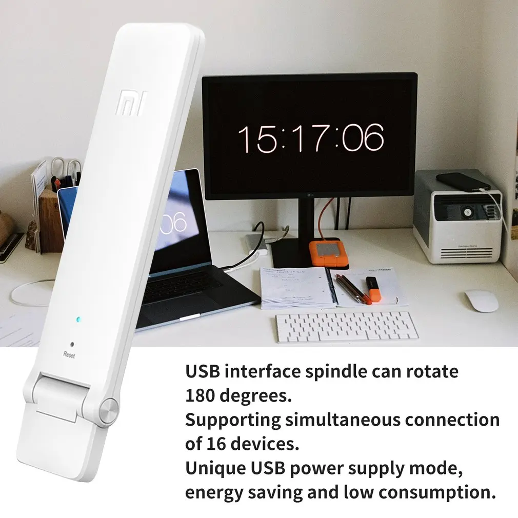 

Xiaomi WIFI Repeater 2 Amplifier Extender 2 Universal Repitidor Wi-Fi Extender 300Mbps 802.11n Wireless WIFI Extende Signal
