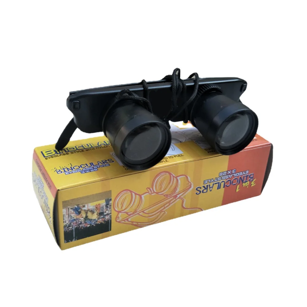 Fishing Sunglasses 1PCS 3x28 Anti-Glare Increase Clarity Magnifier Style Outdoor Optics Binoculars Telescope