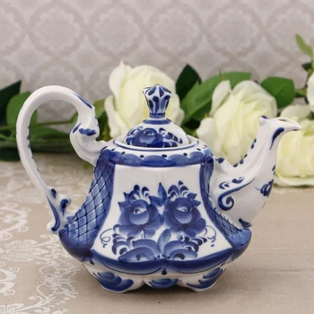 

Coffee pot "Flowers", H = 16 cm, gzhel 721145