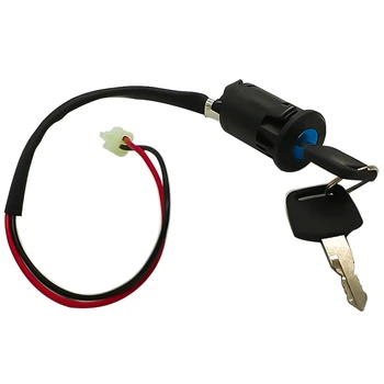 

Universal Motorcycle Ignition Switch Key With Wire For Honda For Yamaha For Suzuki Scooter ATV Moto Accessories