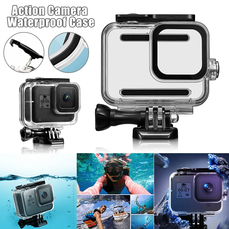Экшн-камера водонепроницаемый чехол s Дайвинг защитный чехол для Gopro Hero 8 VDX99