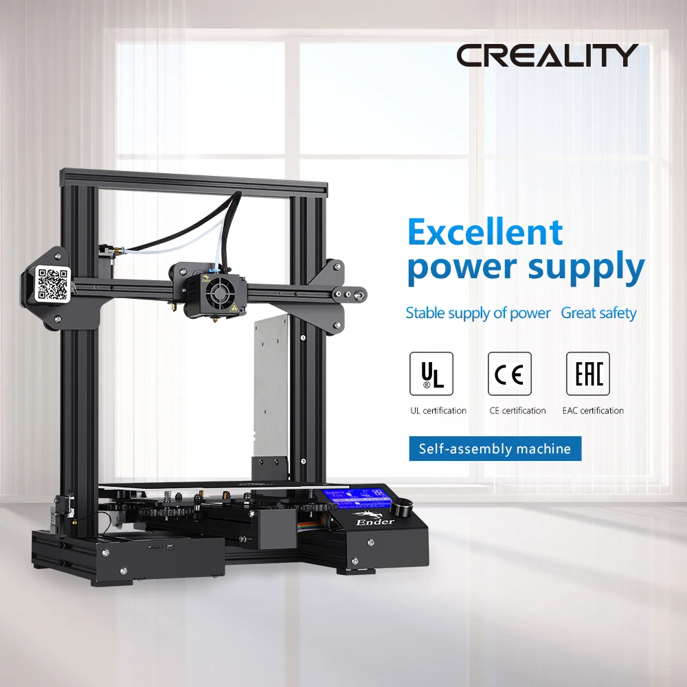 CREALITY 3D Ender-3 Pro 3D-принтеры Модернизированный Магнитный алюминиевая плита горячего