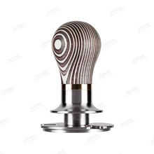 Coffee Accessories 58.5mm Stainless Steel Coffee Tamper Kitchen Press Tool Cloth Powder Leveler Tool Powder Hammer 58.35mm
