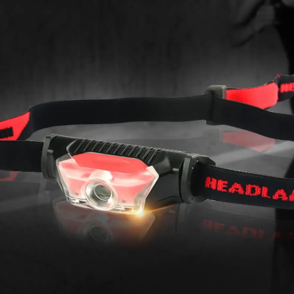 XPE Led headlamp emergency safety light for battery operated powered adjustable super bright camping cycling fishing light