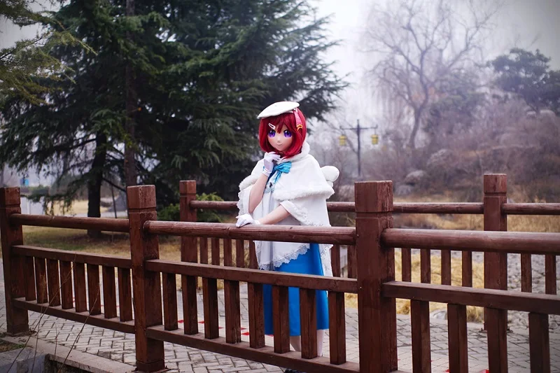 KGM 19) арбалет Девушка BJD кукла LoveLive! Комикс маска Реалистичная кремнезема Маки нисикино косплей Кигуруми Трансвестит маска