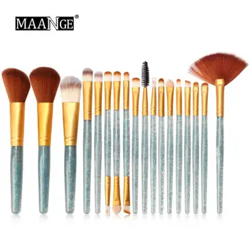 

MAANGE 18 Pcs/set Make Up Brush Eyelash Eyebrow Brushes For Makeup New Foundation Powder Blush Eyeshadow Concealer Lip Tools