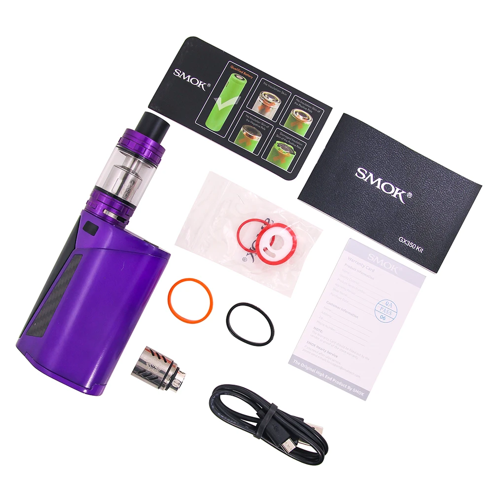 Оригинальный набор SMOK GX350 бокс мод для электронных сигарет TFV8 Cloud Tank 6ml Atomizer T8 Q4 Coil