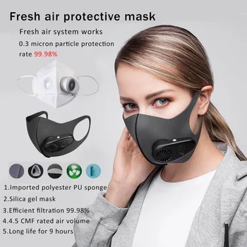 

Ffp Cycling Face Mask With Filter PM2.5 Dust-proof Anti-fog Respirator Anti-Pollution N100 Bike Out Mask For Out Activities New