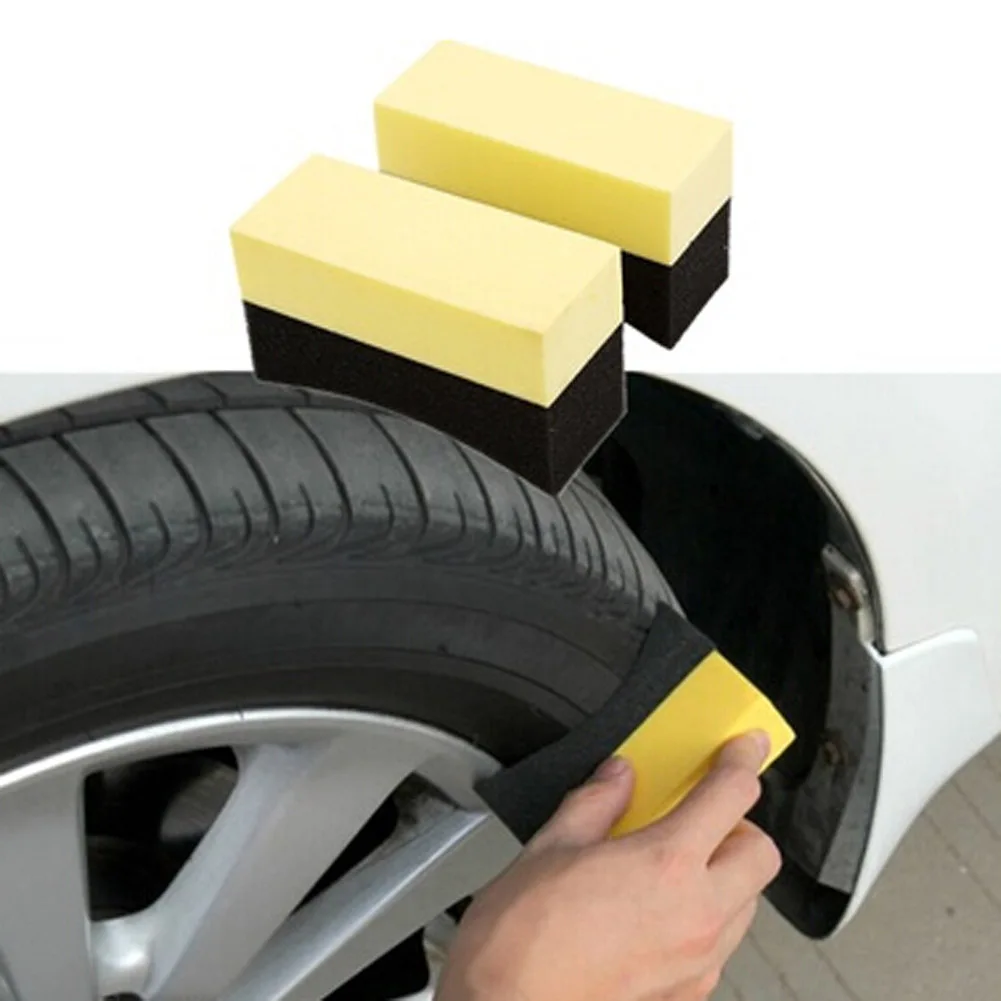 Tire Dressing Applicator Pads Tire Shine Polishing Sponge Pads Car