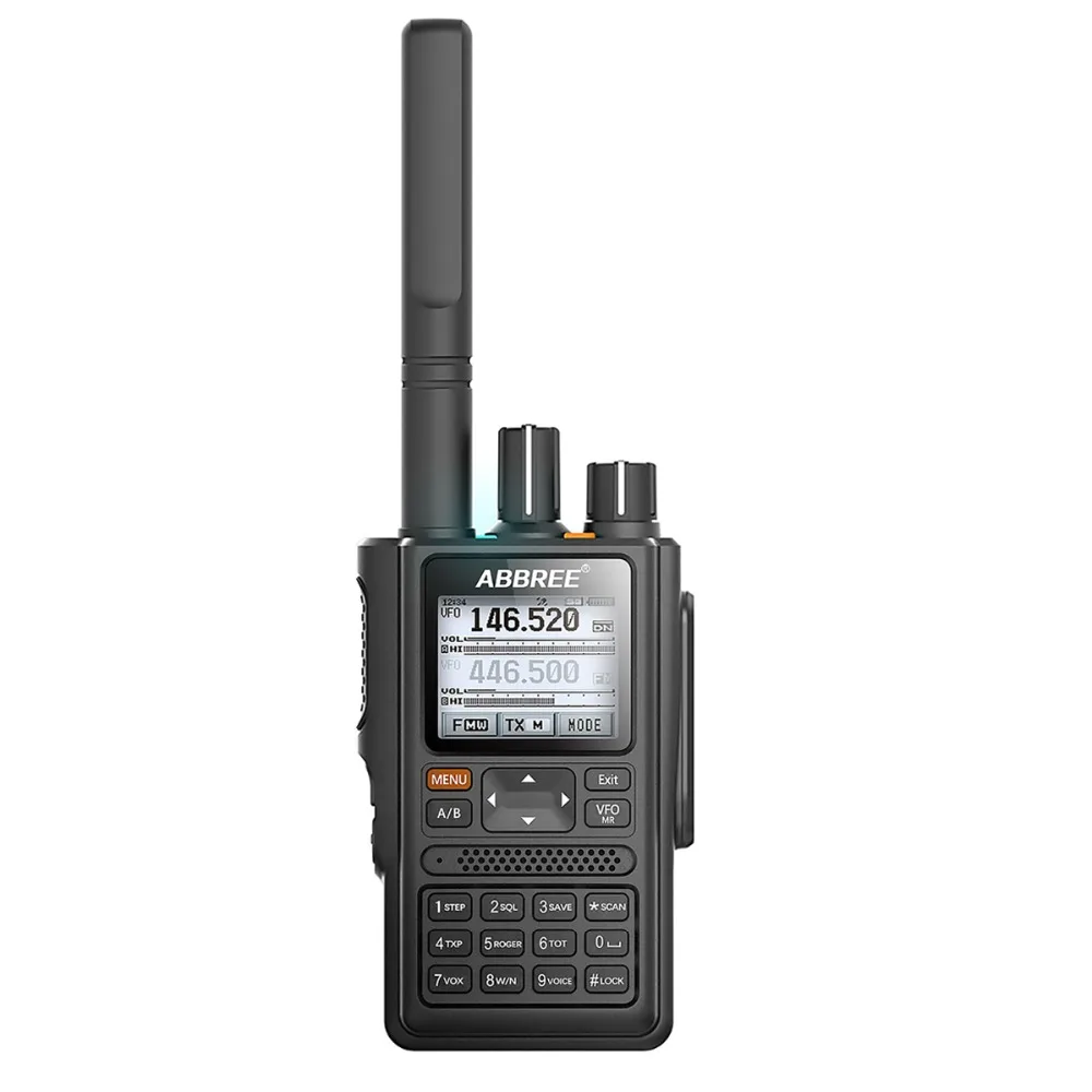 2pcsABBREE AR-F8 gps 6 полос(136-520 МГц) 8 Вт 999CH Многофункциональный VOX DTMF SOS lcd цветной любительский Ham двухстороннее Радио рация