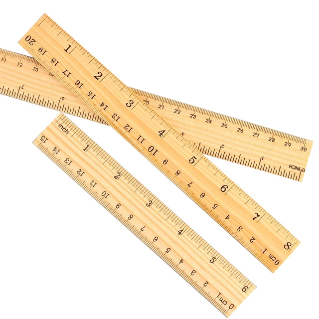 12 Inch Ruler 2pcs Straight Ruler 30cm Ruler With Centimeters and